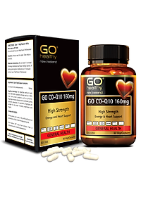 GO Co Q10 160MG 60 VIÊN- Viên uống bổ tim nhập khẩu chính hãng GO Healthy New Zealand