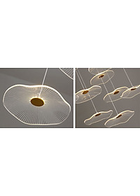 Đèn thả thông tầng ZESIE kiểu dáng độc đáo trang trí nội thất hiện đại [ẢNH VIDEO THẬT 100%]