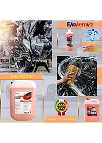Bio Foam active - 5 lít - Dung dịch rửa xe bọt tuyết - Nước rửa xe - Ekokemika