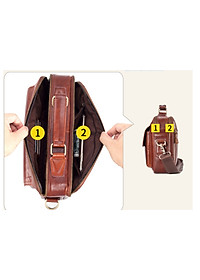 Túi xách túi đeo vai nam 100% da bò cao cấp phong cách châu âu