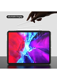 Ốp lưng silicon dẻo trong dành cho iPad Pro 11 inch M4 2024 , chống bụi bẩn có gờ bảo vệ camera - hàng nhập khẩu