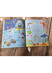 Sách Hành Trình Khám Phá 94 Trò Chơi Phát Triển Trí Tuệ- Sách tương tác cho trẻ tăng khả năng tư duy và phát triển