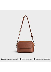 Túi Lata ( Thời trang nam dáng ngang - Túi đeo chéo da TN26 )