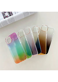 Ốp lưng chống sốc cho iPhone 14 Pro / 14 Pro Max / 12 Pro Max hiệu Likgus Luxury Gradient trang bị viền Camera ánh kim sang trọng , chống sốc chống va đập - Hàng nhập khẩu