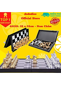 Cờ vua nam châm cao cấp - 32x32cm - Chính hãng dododios
