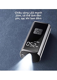 Máy Bơm Lốp Xe Điện 150PSI MH LED Thông Minh Pin Sạc Nhỏ Gọn Mạnh Mẽ Tự Động Ngắt Khi Đủ Hơi