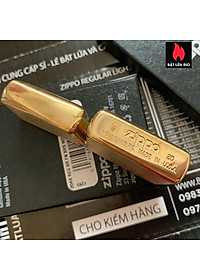 Bật Lửa Vỏ Zippo Brushed Brass Chính Hãng - Không Kèm Ruột Zippo