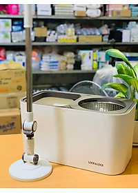 Bộ Cây Lau Nhà Huyền Thoại Xoay Tay Lock&Lock ETM440 - Hàng Chính Hãng