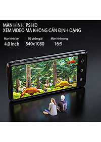 (Hỗ Trợ Tiếng Việt) Máy Nghe Nhạc Android MP4 Màn Hình Cảm Ứng 4.0 Inch Bluetooth WiFi Ruizu H8 Bộ Nhớ Trong 16GB - Hàng Chính Hãng