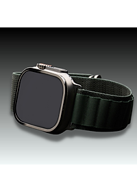 Kính Cường Lực Màn Hình Viền Nhôm Kai.N AluGlass Dành Cho Apple Watch Ultra_ Hàng Chính Hãng