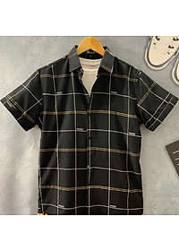 Áo Sơ Mi Nam Ngắn Tay Caro Thời Trang Cao Cấp PONIVA Chất Vải Cao Cấp Mềm Mại Thấm Hút Mồ Hôi Tốt