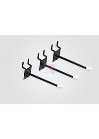 Bộ 3 móc đơn 10S Pegboard - Móc treo bằng thép sơn tĩnh điện hiện đại - Phụ kiện móc treo dụng cụ Pegboard