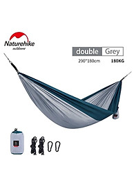 Võng Naturehike cắm trại du lịch dã ngoại võng dù xếp gọn đơn đôi Campoutvn A200
