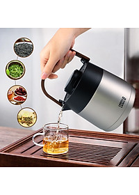Bình pha trà giữ nhiệt inox có lõi lọc trà Lebenlang LBL3031 và LBL3035, 1L và 1L5 - hàng chính hãng
