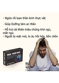 Thực phẩm bảo vệ sức khỏe Phục Thần Đan - Dưỡng tâm an thần, Cải thiện rối loạn thần kinh thực vật