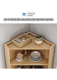 Tủ Gỗ Góc Tường Hình Tam Tam Giác Phù Hợp Đặt Tại Phòng Ăn, Phòng Bếp, Phòng Khách SIB DECOR KG31