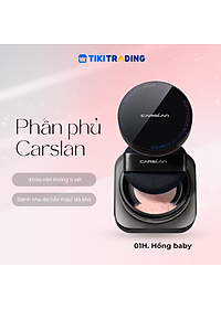 Phấn phủ CARSLAN dạng bột từ tính kiềm dầu màu đen chống nước chống mồ hôi che phủ bóng dầu cho mặt 8g