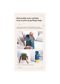 Thùng Rác Mini Để Bàn Xiaomi Jordan & Judy-Hàng hóa nhập khẩu