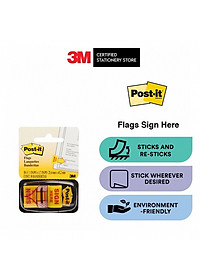 Vỉ 50 miếng noted đánh dấu trình ký Post It Sign Here 3M SB-680-9 - Đánh dấu, phân trang tập vở tài liệu