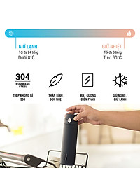 Bình Giữ Nhiệt LocknLock Featherlight One-touch Tumbler LHC3257 500ml