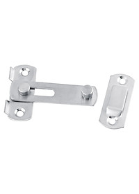 Chốt khóa cài cửa an toàn chất liệu thép không gỉ cao cấp tiện dụng  (10x7cm)