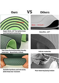 [LOẠI TỐT - HÀNG CAO CẤP] Thảm Tập Yoga 8mm, Tập Gym dộ dày 5-8mm 2 Lớp không mùi chống trơn trượt - Chính hãng dododios