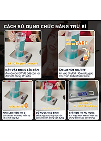 Cân tiểu ly điện tử mini nhà bếp, cà phê DandiHome có độ chính xác cao