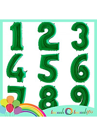 Bong bóng số trang trí tiệc xinh 0-9 size lớn (chọn màu)