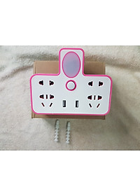 Bộ chia ổ điện 2 cổng USB có đèn led - Bộ chia tách ổ điện - Hàng chính hãng