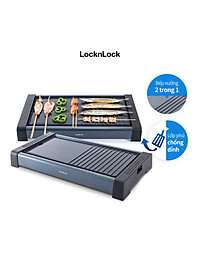 Bếp nướng điện LocknLock- Electric Grill - EJG236BLK (1800-2200W) - Màu đen - Hàng chính hãng