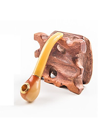 Tẩu thuốc sừng kiểu nhỏ tiền lợi dễ mang đi