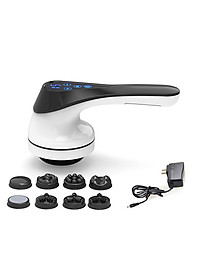 Máy massage bụng cầm tay 8 đầu pin sạc Puli PL-665DC thế hệ mới