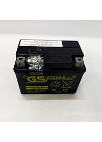 Bình Ắc quy khô GS GTZ5S E 3,5Ah Wave RS Rsx Rsv S, Nouvo456, Airblade110, Hayate X-Bike SKY Exciter Luvias Cub