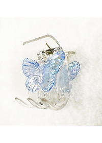 Kẹp tóc con bướm - kẹp tóc càng cua 5 răng - kẹp tóc trong suốt - kẹp gấp 5 răng mẫu mới