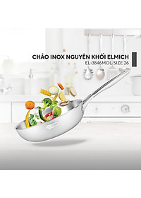 Chảo Inox nguyên khối Elmich Trimax EL 3846 MOL size 26cm