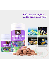 Thức ăn cá Sunsun Artemia Fish Food viên dán tôm ngâm nước muối thức ăn tép cảnh