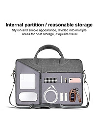 Túi Đeo City Commuter Bag Dành Cho Laptop, Ultrabook Thiết Kế Không Thấm Nước, Chống Sốc, Chống Rơi - Hàng Chính Hãng