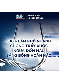 Combo Finish nâng cấp: Túi 100 Viên Rửa Bát Everyday Shine All In 1 Max + Nước Làm Bóng Finish 500ml + Dung Dịch Vệ Sinh Máy 250ml
