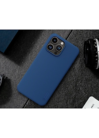 Ốp lưng cho iPhone 15 Pro , 15 Pro Max , 15 Plus , 15 hiệu Nillkin Frosted Shield Pro chống sống chống vân tay - Hàng nhập khẩu