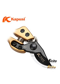 Kéo cắt cành trợ lực Nhật Kapusi K-8618 200mm, thép SK5 màu vàng hoặc tím (Giao ngẫu nhiên)