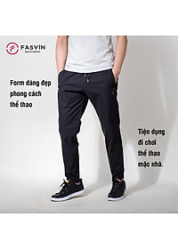 Quần Gió Nam Dài Thể Thao FASVIN DC21487.HN Dáng Baggy Thoải Mái Vải Gió Chun Cao Cấp Hàng Nhà Máy