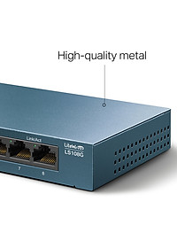 Bộ Chia Tín Hiệu TP-Link LS108G Switch Để Bàn 8 Cổng 10/100/1000Mbps - Hàng Chính Hãng