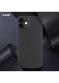 Ốp lưng nhám cho iPhone 12 (6.1 inch) siêu mỏng 0.3mm hiệu Memumi ( có gờ bảo vệ camera, mỏng 0.3mm, chống trầy, chống bụi) - Hàng nhập khẩu