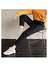 Quần kaki nam nữ trơn cơ bản