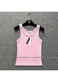 Áo sát nách, áo 3 lỗ nữ Hiền Trần BOUTIQUE form ôm không đệm ngực, chất cotton tăm lụa mềm mại, co giãn tốt- AH02