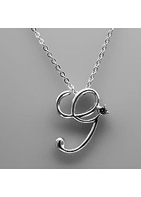  Dây Chuyền Nữ Bạc Hiểu Minh CC001.G chữ G bạc ta