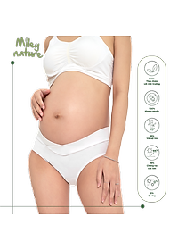 Bộ Đồ Lót Bầu Vải Sợi Thiên Nhiên Cao Cấp Miley Nature Miley Lingerie BRB0203_PRB0200