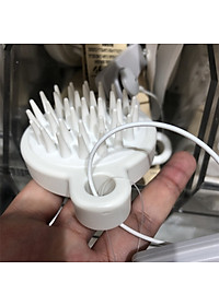 Lược gội đầu Silicone Nhật Bản - Massage xa da đầu - Giảm rụng tóc - Kích thích mọc tóc