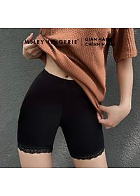 Quần Đùi Lót Nữ Mặc Trong Chân Váy Dài 32cm Miley Lingerie - Màu Đen FDS0116