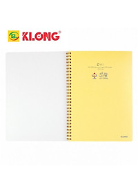 Sổ lò xo kép Caro B5 80 trang bìa nhựa - Klong 574